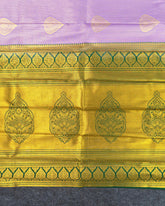 SC3473 - Silk Saree With Contrast Border And Zari Lines